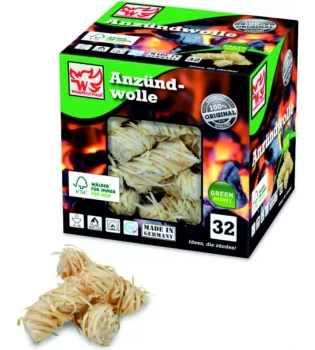 Aanmaak Wolletjes doos 32 stuks - Woodpellets2go