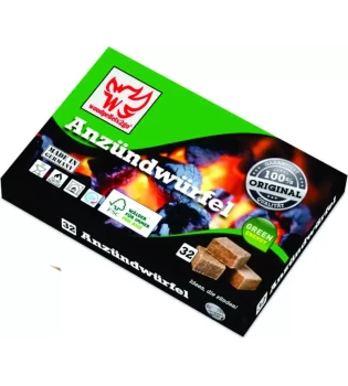 Aanmaakblokjes 32 blokjes Bruin per doos- Woodpellets2go