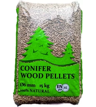 Conifer Wood Pellets Houtpellets - per zak 15 kg - Woodpellets2go