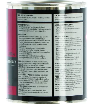 Brand pasta - Gel Blikje 500ml. - Woodpellets2go