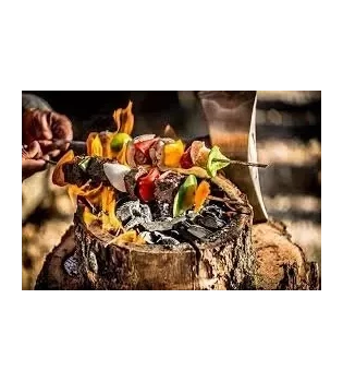 BBQVuur compleet met houtskool en aanmaak materiaal - Woodpellets2go