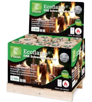 Woodpellets2go Zweeds vuur Ø 17-21 cm, 23 cm hoog - Woodpellets2go