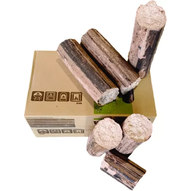 Woodpellets2go Nestro Briketten 12Kg. - Woodpellets2go