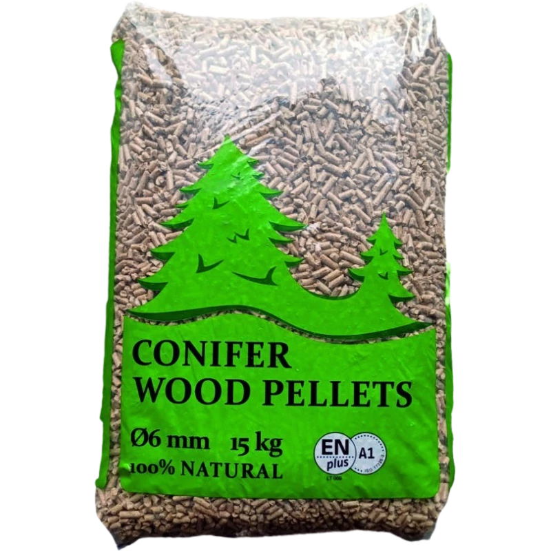 Conifer Wood Pellets Houtpellets - 65 zakken - 975KG - afhaal/verzenden