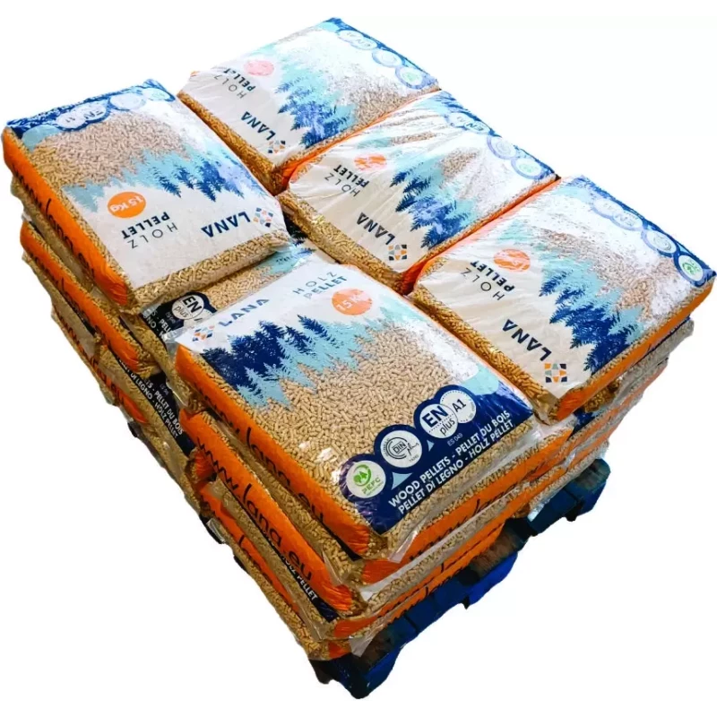 Lana Houtpellets – 65 zakken - 975KG  - Woodpellets2go