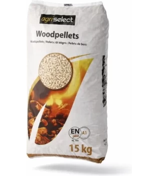 Agriselect Pellets 15 kg – Efficiënt, Duurzaam & Betrouwbaar