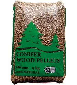 Conifer Houtpellets kopen | Hoog rendement & lage as