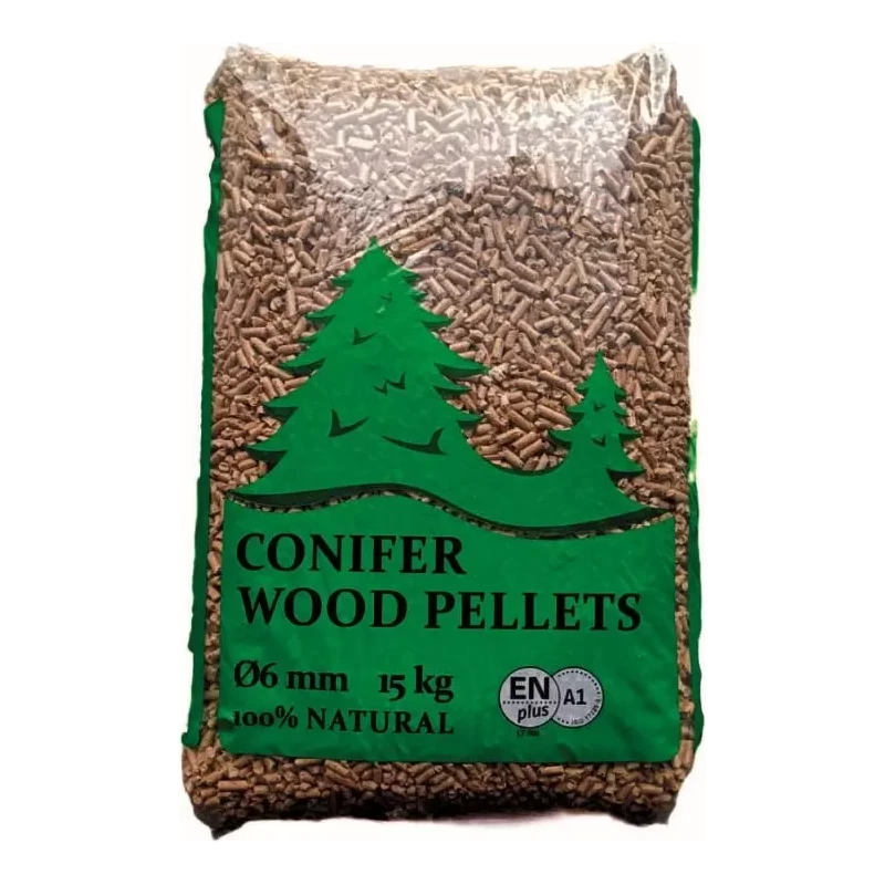 Conifer Houtpellets kopen | Hoog rendement & lage as