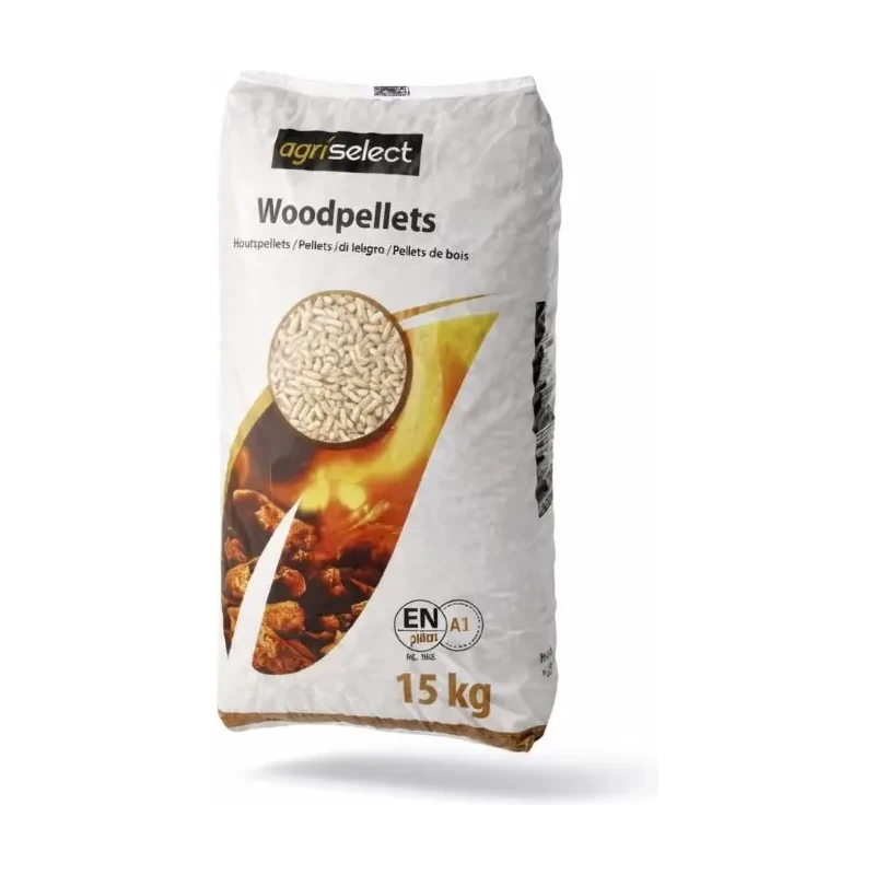Agriselect Pellets 15 kg – Efficiënt, Duurzaam & Betrouwbaar