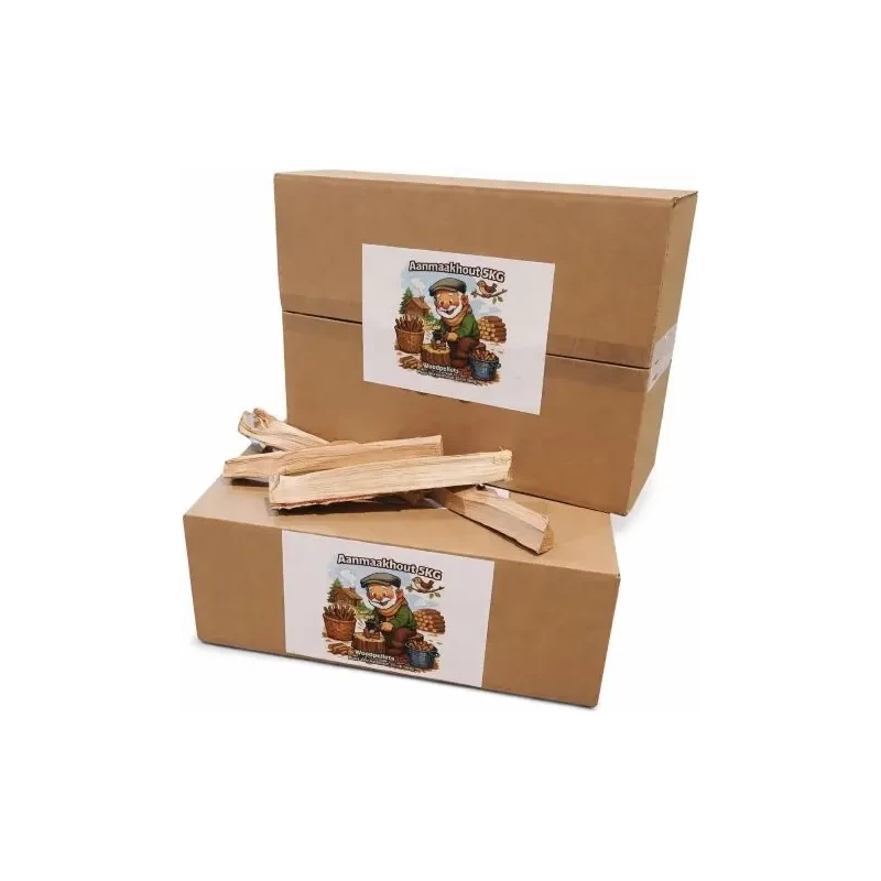 Aanmaakhout 5 kg | Perfecte houtjes voor snel vuur